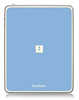 Semikolon 9920009 Removable Skin for iPad 2 Ciel Sky Blue