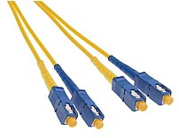 Shaxon FCSCSCS03M B 10 Feet Singlemode Fiber Optic Patch Cable 1 x SC Male Male Yellow