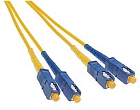 Shaxon FCSCSCS05M B 16.4 Feet Singlemode Fiber Optic Patch Cable 1 x SC Male Male Yellow