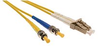 Shaxon FCSTLCS01M B 3.3 Feet Singlemode Fiber Optic Patch Cable 1 x ST Male 1 x LC Male Yellow
