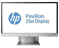 HP Pavilion C4D33AA 20xi 20 inch Widescreen LED Backlit LCD Monitor 1600 x 900 10000000 1 250 cd m2 VGA DVI D Silver