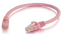 C2G 00497 6 Feet Cat5e Snagless UTP Network Patch Cable Unshielded 1 x RJ 45 Male Male Pink