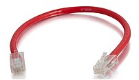 C2G 22687 7 Feet Cat5E Non Booted UTP Patch Cable Unshielded 1 x RJ 45 Male Male Red
