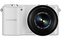 Samsung SMART EV-NX2000BFWUS NX2000 20.3 Megapixels Digital Camera with 20-50 mm Lens - 2.5x Optical/2x Digital Zoom - 3.7-inch LCD Display - White