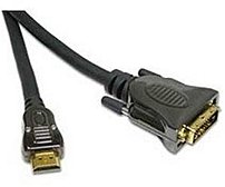 C2G SonicWave 40288 6.6 Feet Digital Video Cable 1 x 19 pin HDMI Type A Male 1 x 24 pin digital DVI Male Black