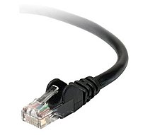 Belkin A3L980 06IN BKS 6 Inch Category 6 Snagless Patch Cable 1 x RJ 45 Male Male Black