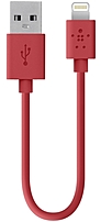 Belkin MIX IT F8J023BT04 RED 4 Feet Lightning Sync Charge Cable for iPad iPhone 1 x 4 pin USB Type A Male 1 x Apple Lightning Male Red