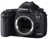 Canon EOS 5260B002 5D Mark III 22.3 Megapixels Digital SLR Camera 3.2 inch LCD Display Body Only Black