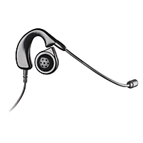 Plantronics Mirage H41n Headset - Mono - Black - Proprietary Interface - Wired - Over-the-ear - Monaural - 3 Ft Cable - Noise Cancelling Microphone 26851-02