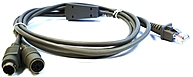 Datalogic CAB 321 Keyboard Wedge Cable mini DIN PS 2 6.5ft 90G001010