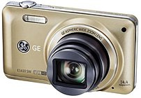 GE E1410SW-CP 14.4 Megapixels Digital Camera - 10x Optical/6x Digital Zoom - 3.0-inch LCD Display - 28 mm Wide Angle Lens - Champagne