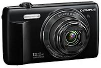 Olympus VR-370 16.0 Megapixels Digital Camera - 12.5x Optical/4x Digital Zoom - 3-inch LCD Display - 24 mm Ultra Wide-angle Lens - Black V105110BU000