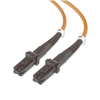 Belkin Fiber Optic Duplex Patch Cable MT RJ Male MT RJ Male 3.28ft Orange F2F20299 01M
