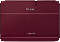 Samsung EFC 1G2NRECXAR Carrying Case Book Fold for 10.1 quot; Tablet Garnet Red Bump Resistant Scratch Resistant