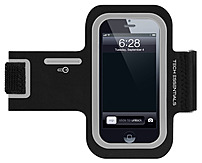 Merkury Innovations Tech Essentials TE PH5A1 976 Motion Armband for iPhone 4 4S Black Silver