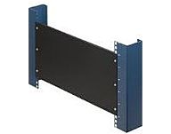 Rack Solutions 1U Filler Panel with Stability Flanges Steel Black 1 Pack 102 1822