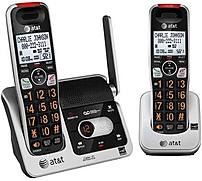 At&t Crl82212 Answering System With 2 Cordless Handsets - Caller Id And Call Waiting