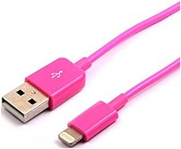 Onn ONA14TA003 3 Feet Sync and Charge Lightning Cable Pink