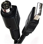 Code USB Cable USB 12 ft 1 Pack 1 x T4 pin Type A Male USB to 1 x 8 pin DIN Male CR2AG C20