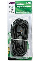 Belkin Components A3L79125BLKS 25 Feet Patch Cable for Mac Network and PC 2 x RJ45 Male Cat5e Patch Snagless Molded Black