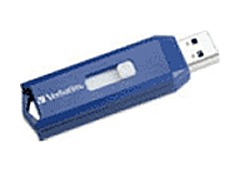 Verbatim 97087 4GB USB Flash Drive External Blue