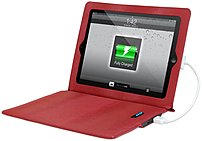 Innovative Technology ITJ 4231RED Ultra Slim Justin Power Case for iPad 2 3 4 Red