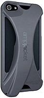 Kubxlab AmpJacket AMPIPH5GYPCR Acoustic Amplifier Case for Apple iPhone 5 Grey