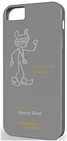 Symtek WUS IP5 GKW01 Whatever It Takes Premium Gel Shell for Apple iPhone 5 Kanye West Grey