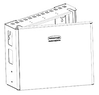 Rubbermaid Heathcare A36 1786450 Extended Technology Box