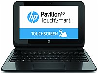 Hp Pavilion Touchsmart F3f15ua 10-e010nr Notebook Pc - Amd A4-1200 1.0 Ghz Dual-core Processor - 2 Gb Ddr3l Sdram - 320 Gb Hard Drive - 10.1-inch Display - Windows 8.1 64-bit Edition - Black/silver