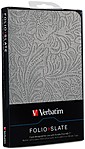 Verbatim 98075 7 inch Folio Case Kindle Fire HD 2012 Model Slate Silver