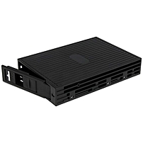 StarTech.com 2.5in SATA SAS SSD HDD to 3.5in SATA Hard Drive Converter Black 25SATSAS35