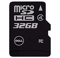 Dell SNPSDC4 32GAM 32 GB Class 4 MicroSDHC Memory Card with Adapter