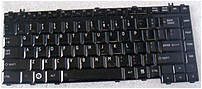 Toshiba 9J.N9082.W01 Keyboard for Satellite M300 Laptop PC Black