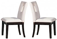 Acme 840412100338 10033 2 Pack Side Chairs Bethany Espresso Wood White