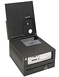 MMF 225 9040 04 Cash Drawer Clamshell Integrated PC Platform Hinged Black
