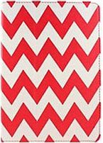 Accellorize 16147 Case for Apple iPad Air Tablet PC Red Chevron