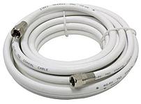 GE 33316 15.0 feet RG6 Coaxial Cable White
