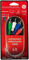 GE 33321 6.0 feet Component Audio Video Cable