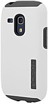 Incipio DualPro Case for Samsung Galaxy SIII Mini White Gray SA 500 WHT Silicone Core Hard Shell Case Silicone Plextonium Acrylic
