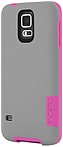 Incipio OVRMLD Case for Samsung Galaxy S5 Gray Pink SA 531 GRY Flexible Hard Shell Plextonium Next Generation Polymer