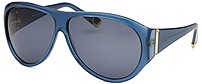 Balenciaga BAL0016S-1NL9A Women's Aviator Sunglasses - Blue