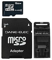 Dane Elec MJ 3IN116G C Mobile Junkie 16 GB MicroSD 3 in 1 Mobile Kit