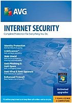 AVG Technologies 892401001843 Internet Security 2010 1 Year 3 PCs