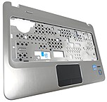 Hewlett Packard 650676 001 Palm Rest Assembly with Touch PAD DM4 2000 Steel Gray