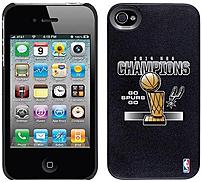 Coveroo 401 9356 BK HC San Antonio Spurs Champions Thinshield Snap On Case for iPhone 4 4S Black