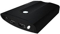 Swiss Mobility SB10000 B Power Pack for iPhone iPad and Android Devices 10000 mAh Black