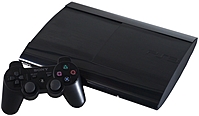 Sony PlayStation 3 CECH 4001B Slim Gaming Console 250 GB Hard Drive Blu ray Charcoal Black