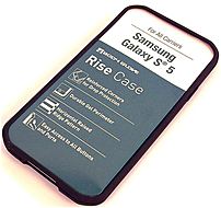 Body Glove CRC94217 Rise Case for Samsung Galaxy S5 Smartphone Black