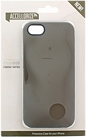 Accellorize 890968161031 Classic Series Case for iPhone 5 5S Grey